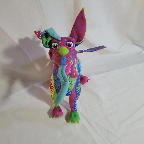 Disney Store Pixar Coco Dante Dog Alebrije Rainbow Plush Spirit Day Of The Dead - Picture 8 of 8